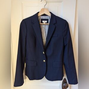 JCrew Navy Wool Blazer